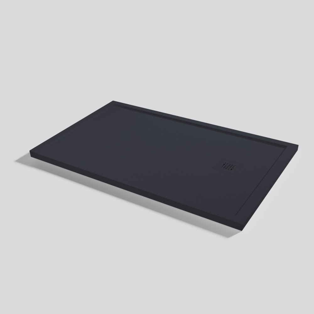 Plato de ducha Arq Zero Negro Rectangular 140x90
