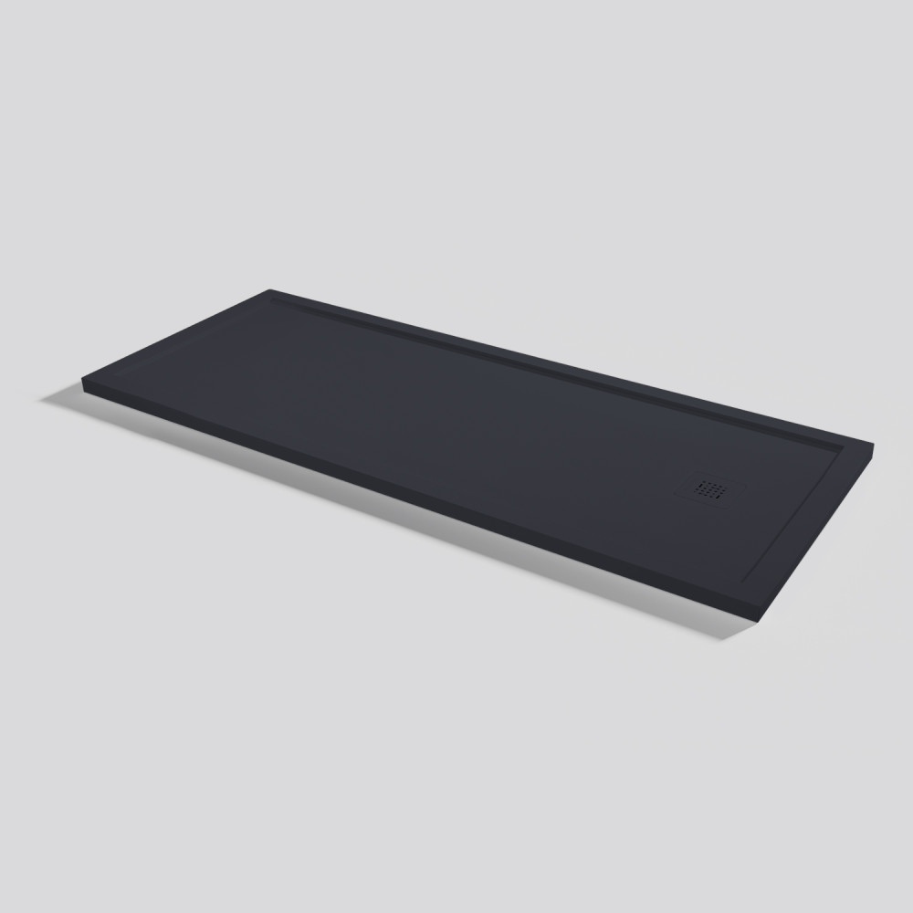Plato de ducha Arq Zero Negro Rectangular 170x70