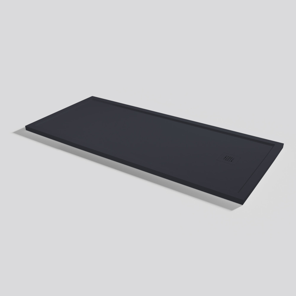 Plato de ducha Arq Zero Negro Rectangular 180x80