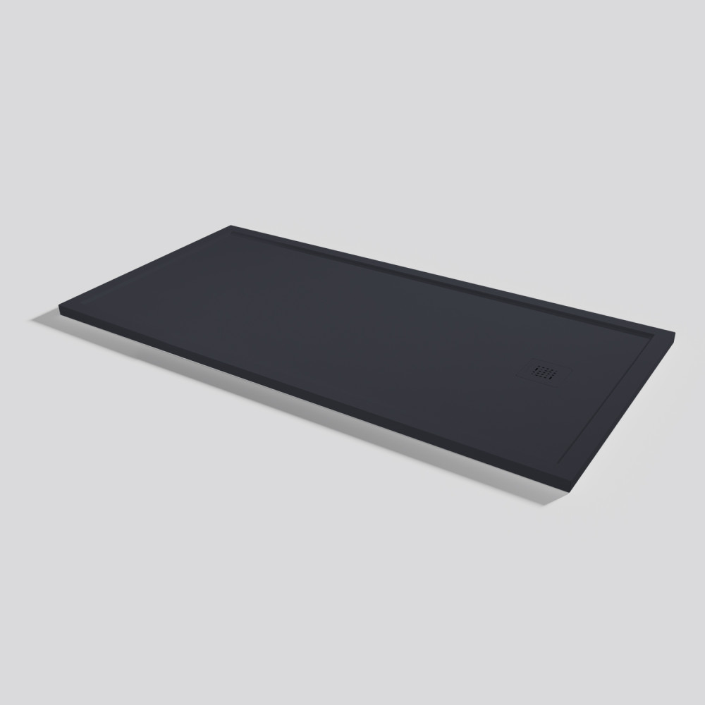 Plato de ducha Arq Zero Negro Rectangular 180x90