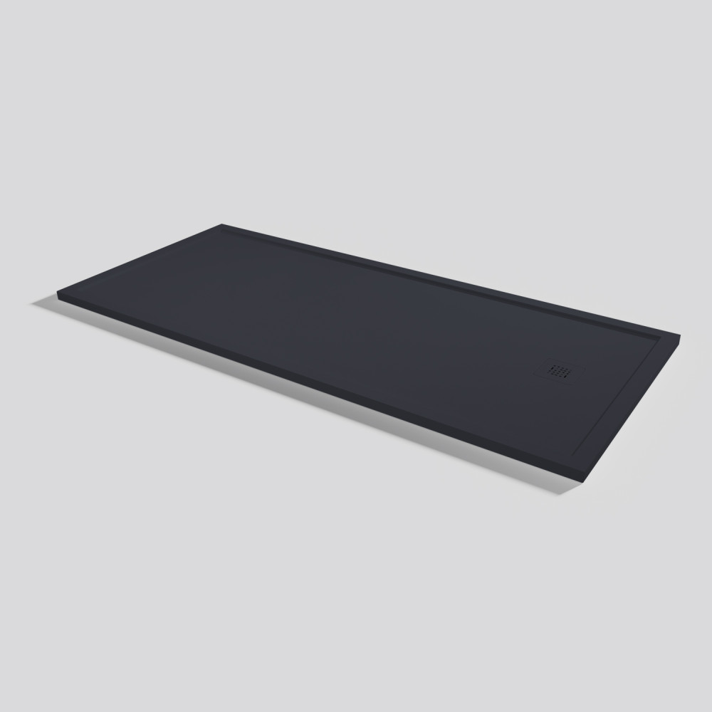 Plato de ducha Arq Zero Negro Rectangular 200x90