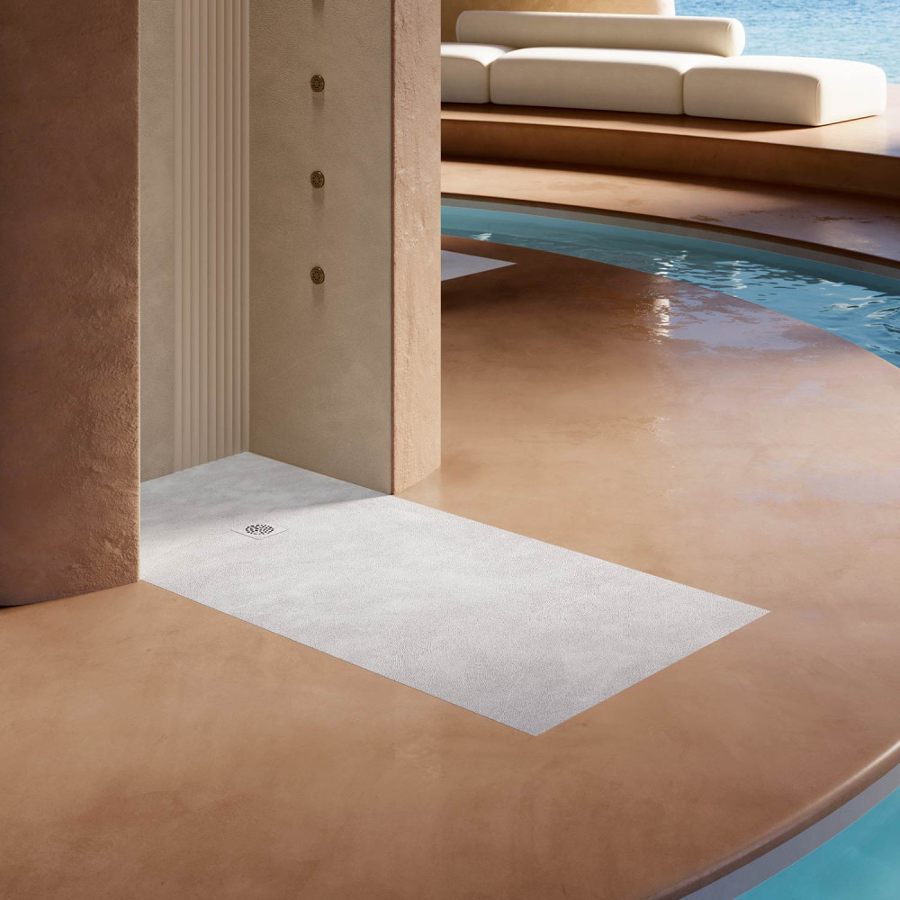 Duschwanne Base Beton Lava Rechteckig 100x70