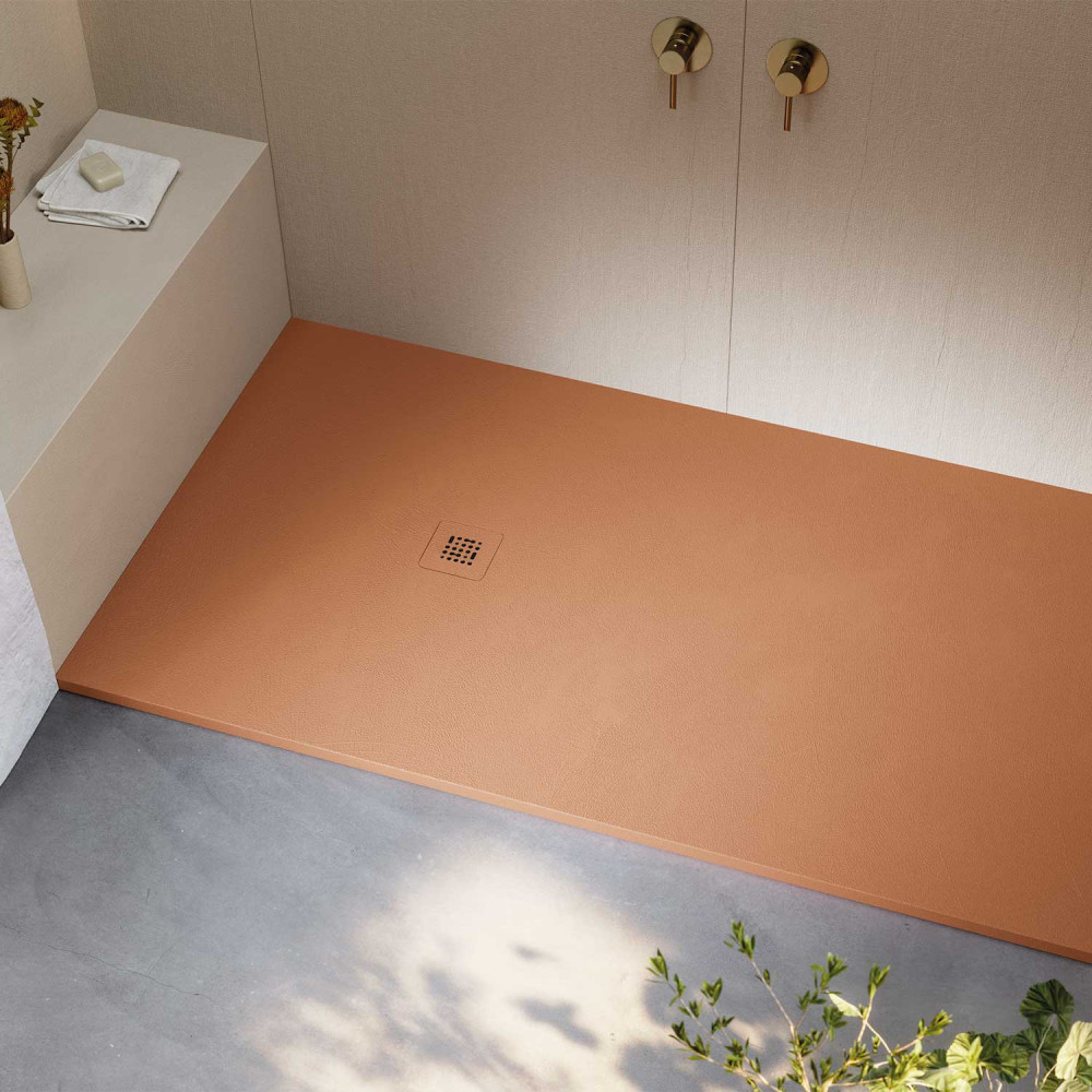 Duschwanne Base Beton Lava Rechteckig 100x70