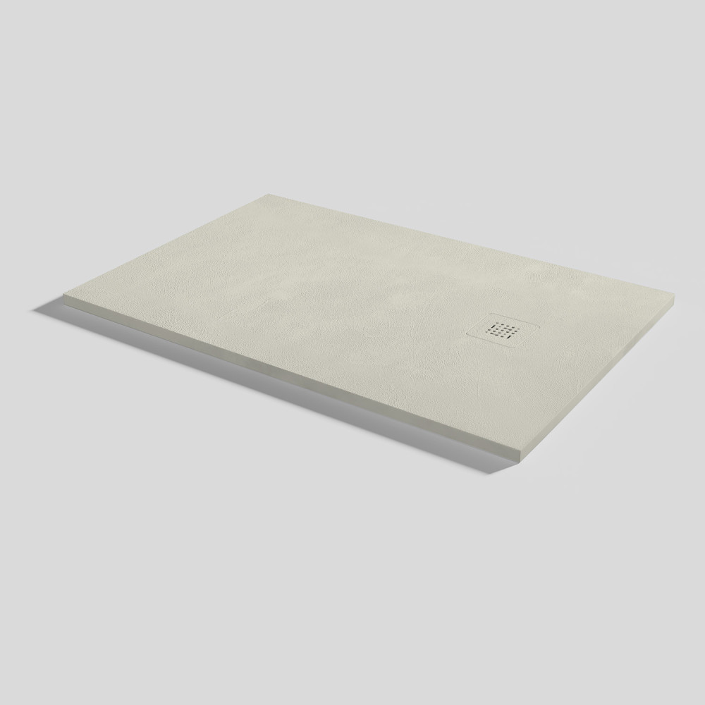 Duschwanne Base Beton Beige Rechteckig 120x80