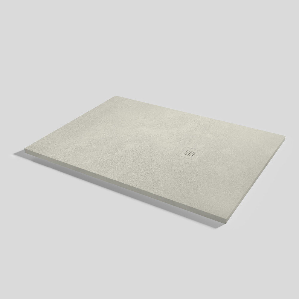Duschwanne Base Beton Beige Rechteckig 140x100