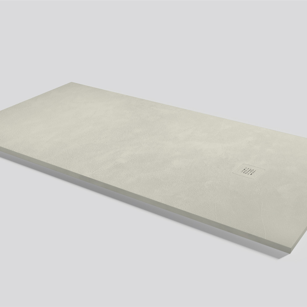 Shower tray Base Beton Beige Rectangular 200x100