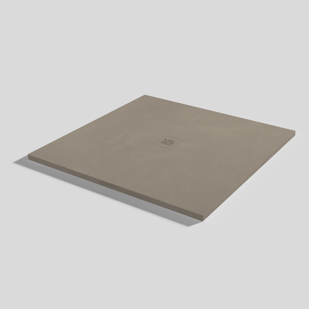 Shower tray Base Beton Capuccino Square 100x100