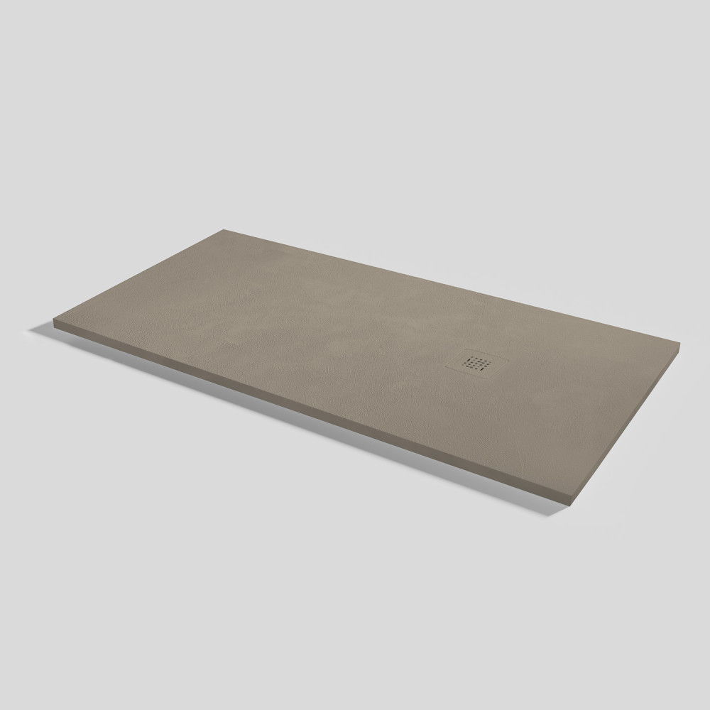 Shower tray Base Beton Capuccino Rectangular 160x80