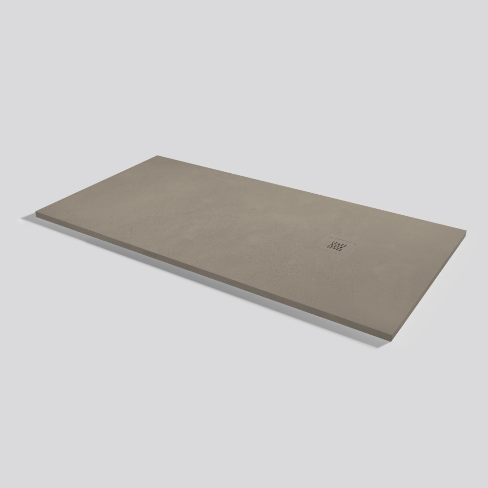 Plato de ducha Base Beton Capuccino Rectangular 180x90