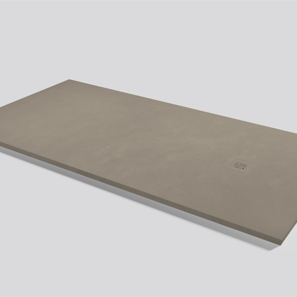 Shower tray Base Beton Capuccino Rectangular 200x100