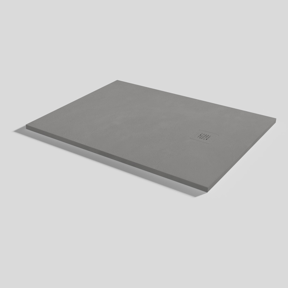 Shower tray Base Beton Cemento Rectangular 120x90