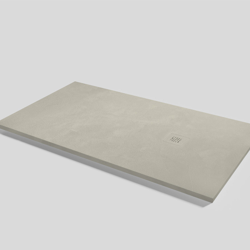 Piatto doccia Base Beton Crema Rettangolare 160x90