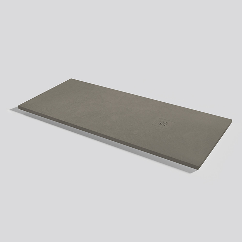 Plato de ducha Base Beton Fango Rectangular 160x70