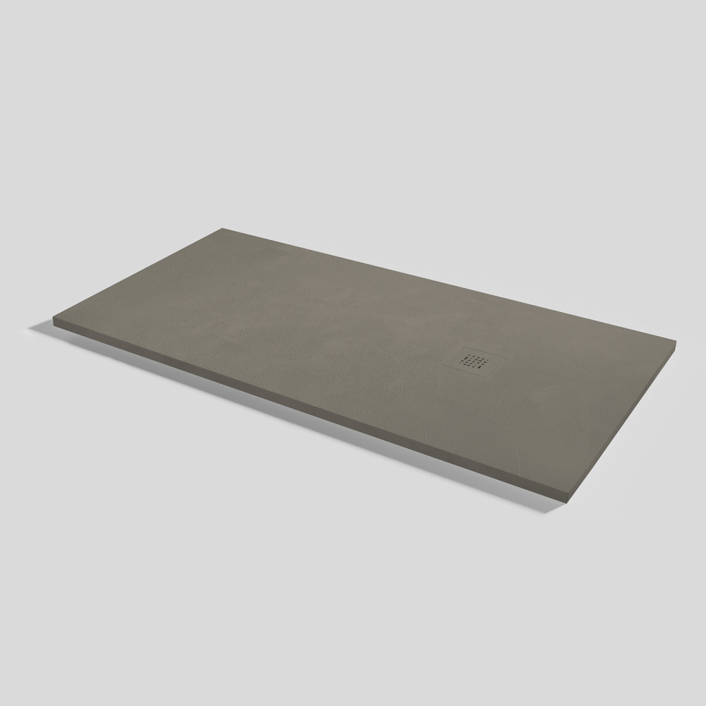 Piatto doccia Base Beton Fango Rettangolare 160x80