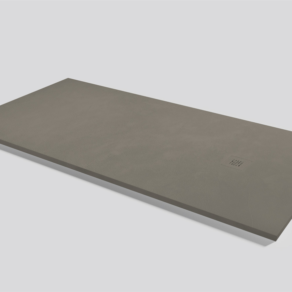Plato de ducha Base Beton Fango Rectangular 200x100