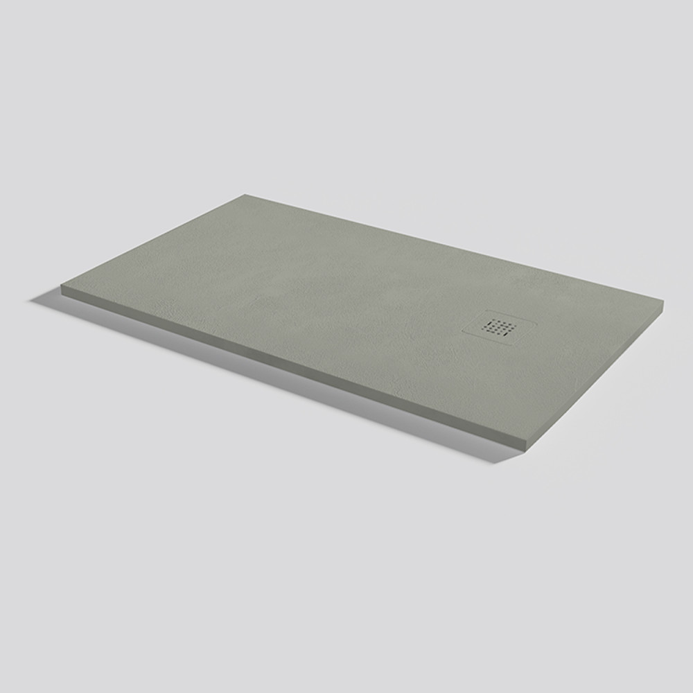 Shower tray Base Beton Grey Rectangular 120x70