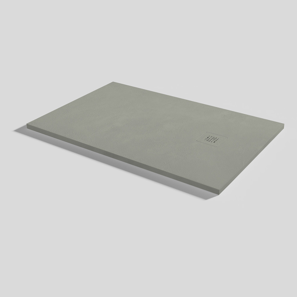 Shower tray Base Beton Grey Rectangular 120x80