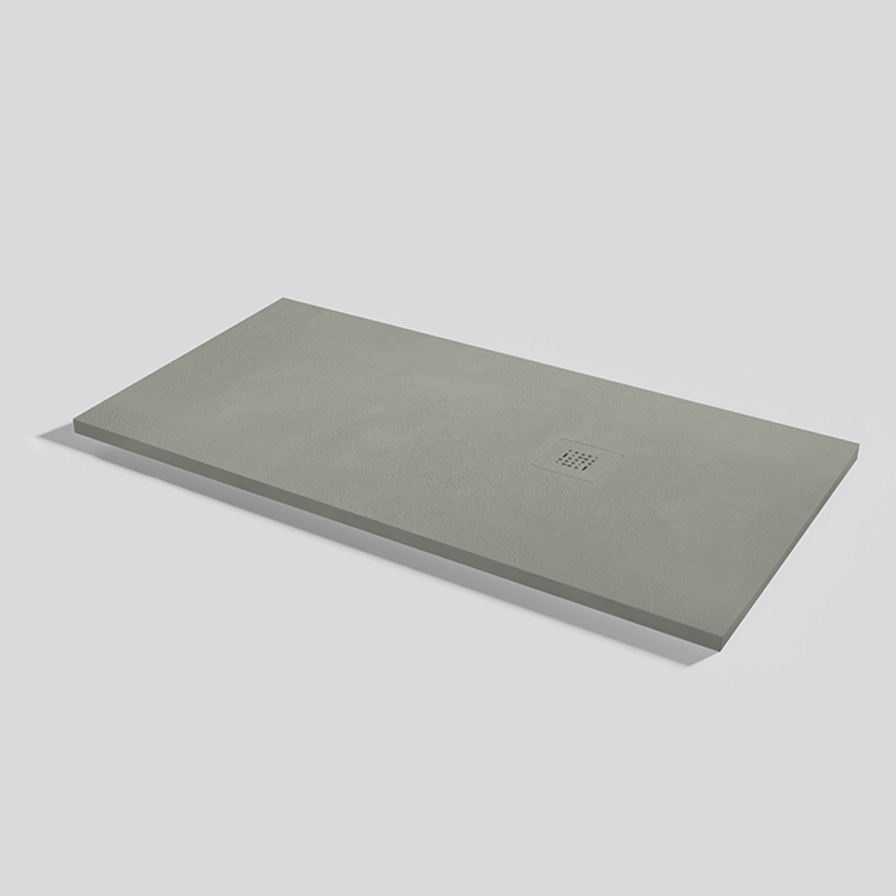 Plato de ducha Base Beton Grey Rectangular 140x70