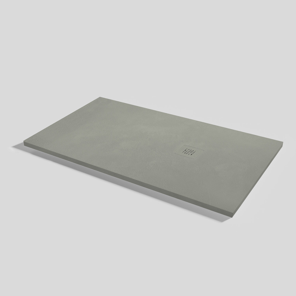 Plato de ducha Base Beton Grey Rectangular 140x80