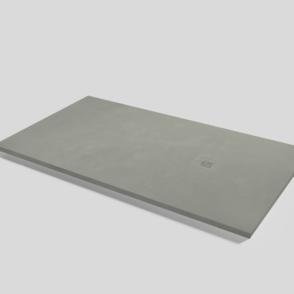 Plato de ducha Base Beton Grey Rectangular 160x90