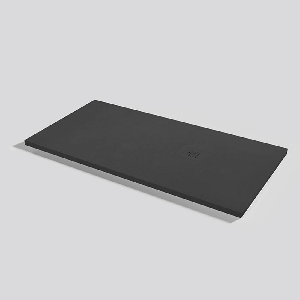 Shower tray Base Beton Ink Rectangular 140x70