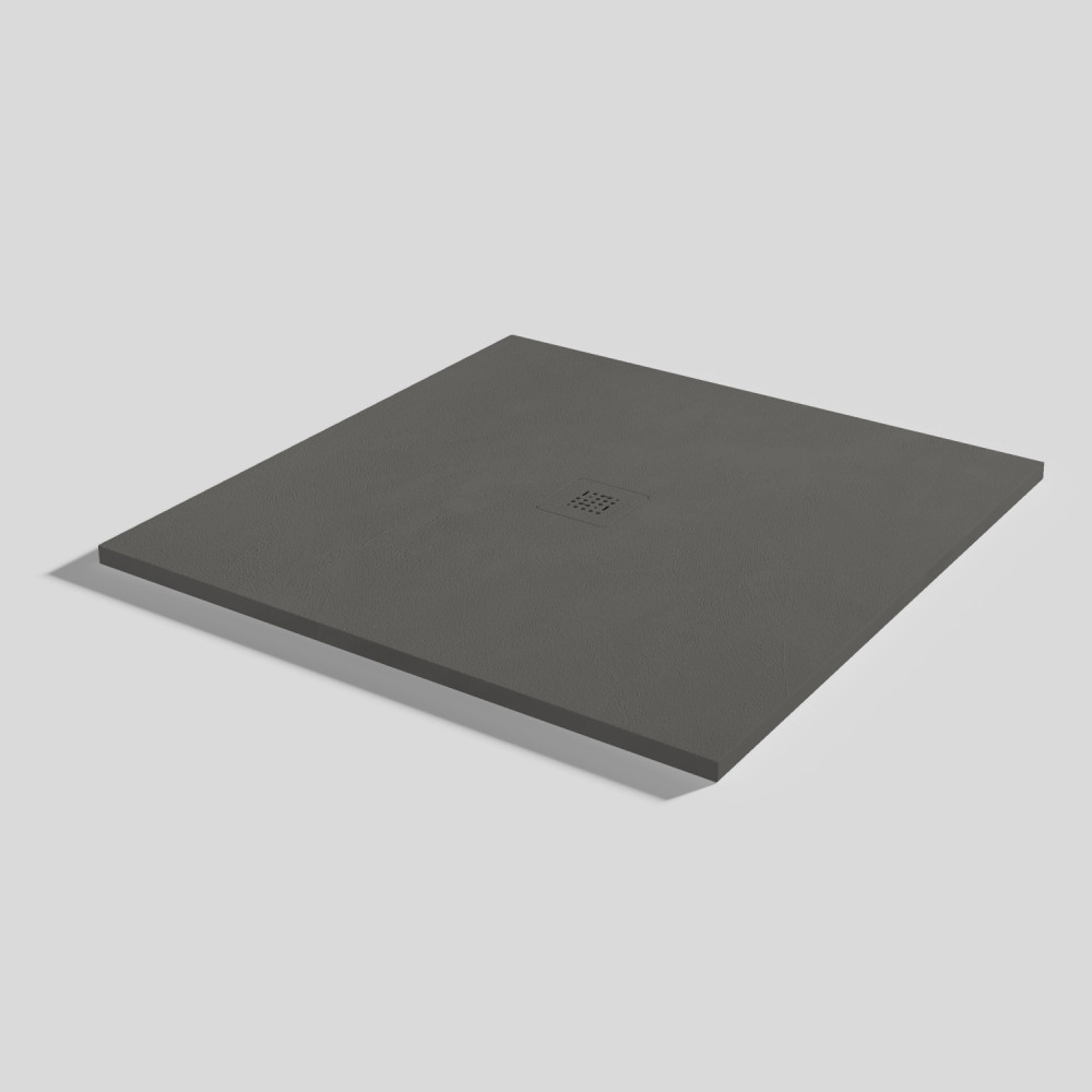 Shower tray Base Beton Lava Square 100x100