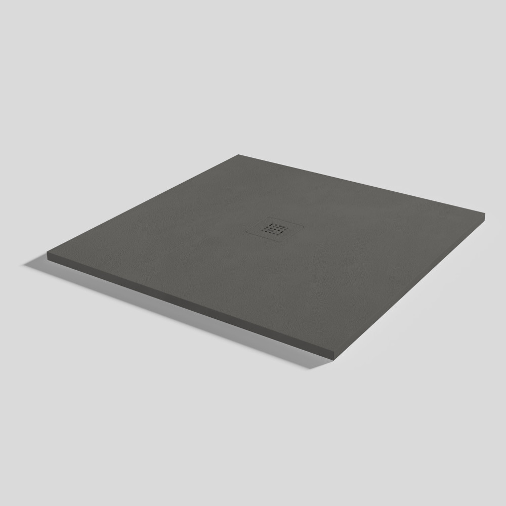 Shower tray Base Beton Lava Square 90x90
