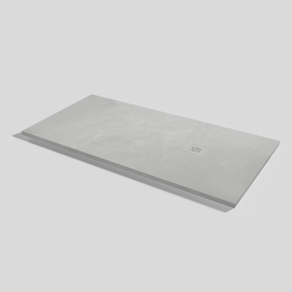 Plato de ducha Base Beton Marfil Rectangular 160x80