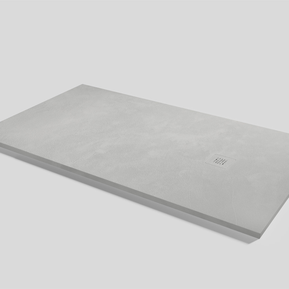 Plato de ducha Base Beton Marfil Rectangular 180x100