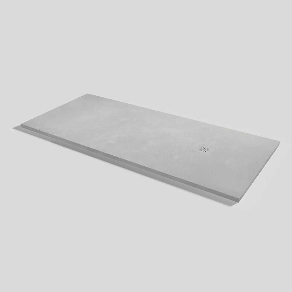 Plato de ducha Base Beton Marfil Rectangular 180x80
