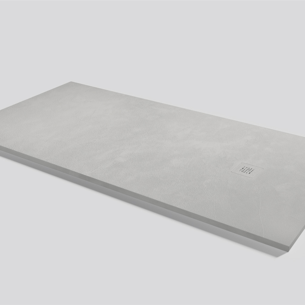 Plato de ducha Base Beton Marfil Rectangular 200x100