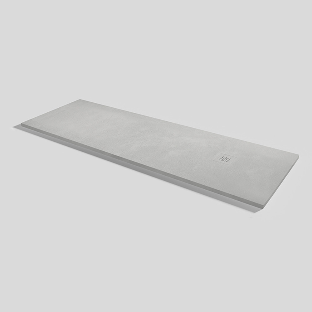 Plato de ducha Base Beton Marfil Rectangular 200x70