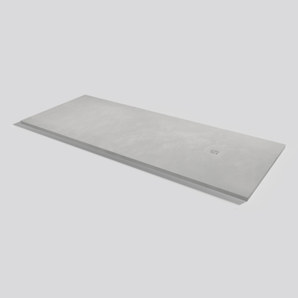 Plato de ducha Base Beton Marfil Rectangular 200x80