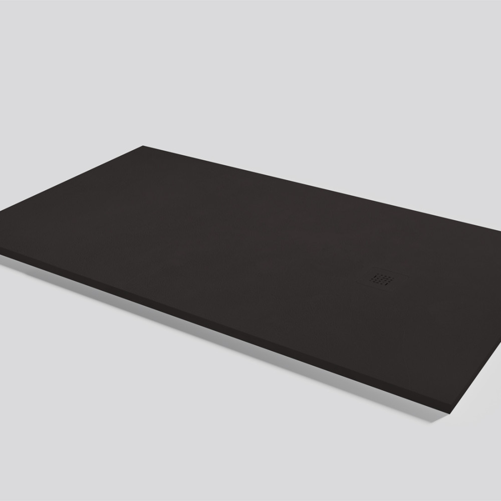 Plato de ducha Base Beton Moka Rectangular 180x100