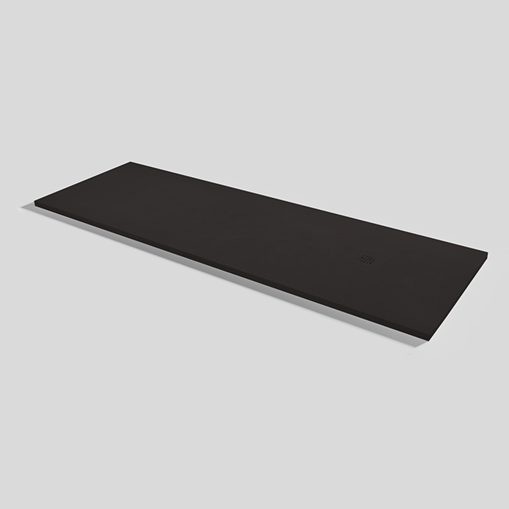 Plato de ducha Base Beton Moka Rectangular 200x70