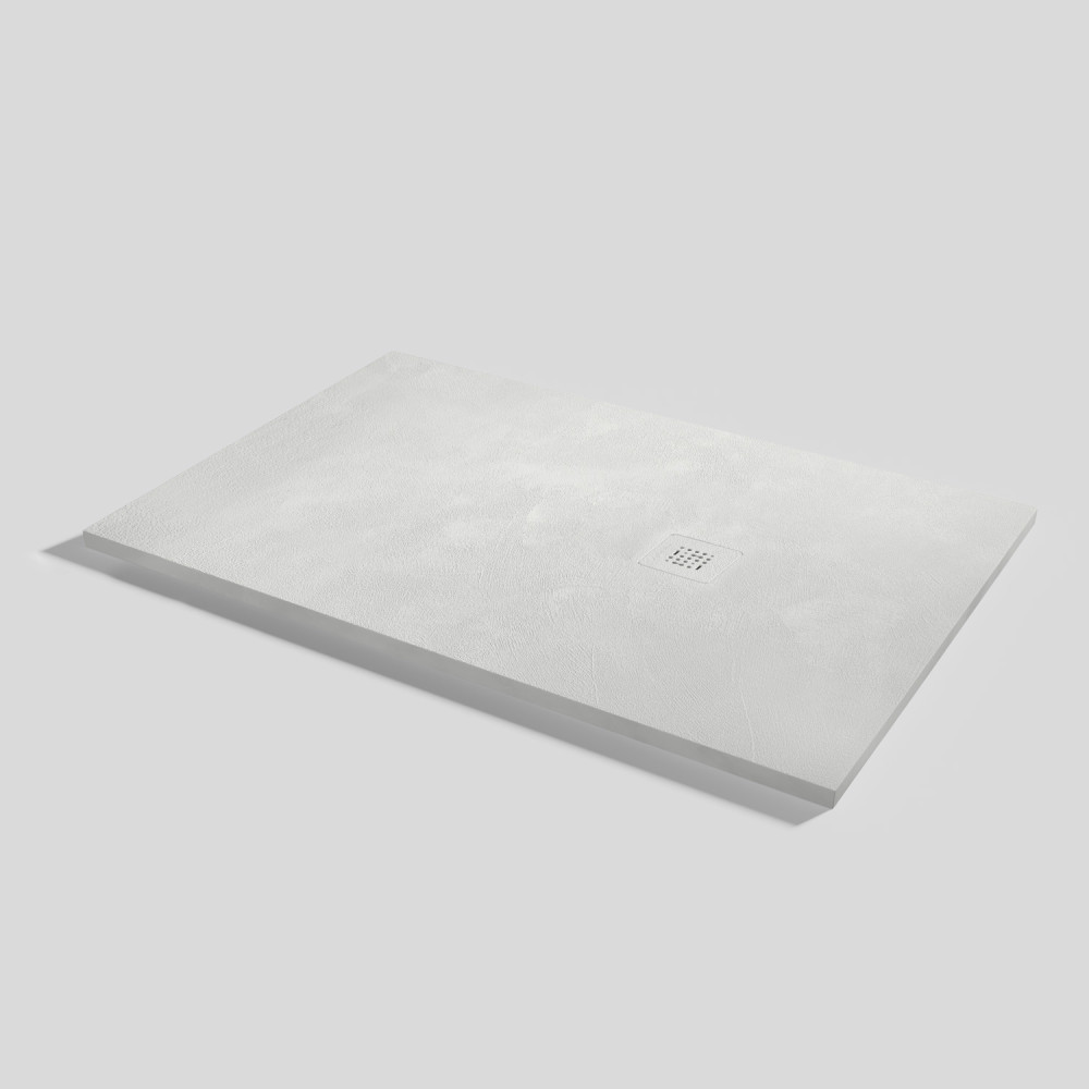 Plato de ducha Base Beton Nacar Rectangular 140x90