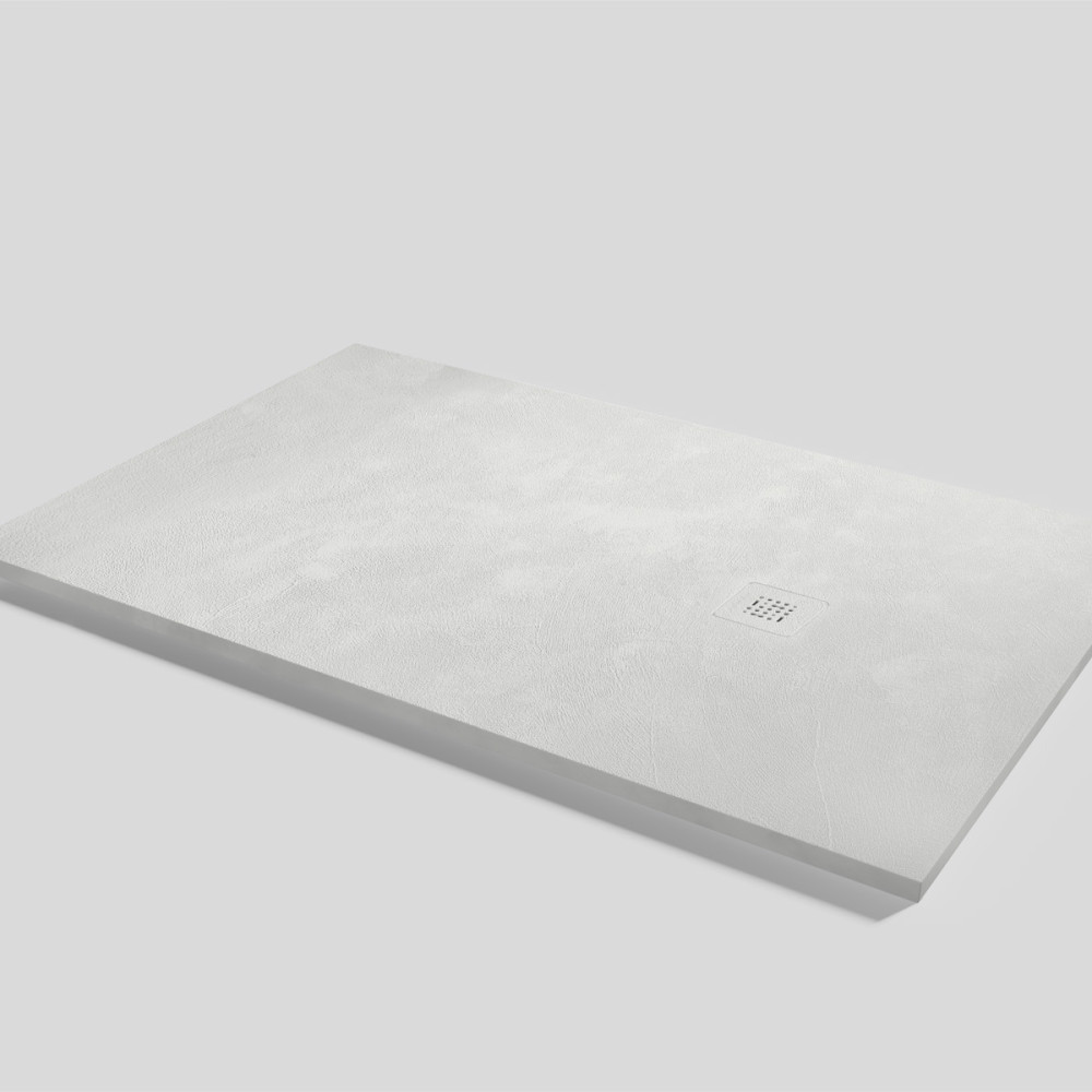 Plato de ducha Base Beton Nacar Rectangular 160x100