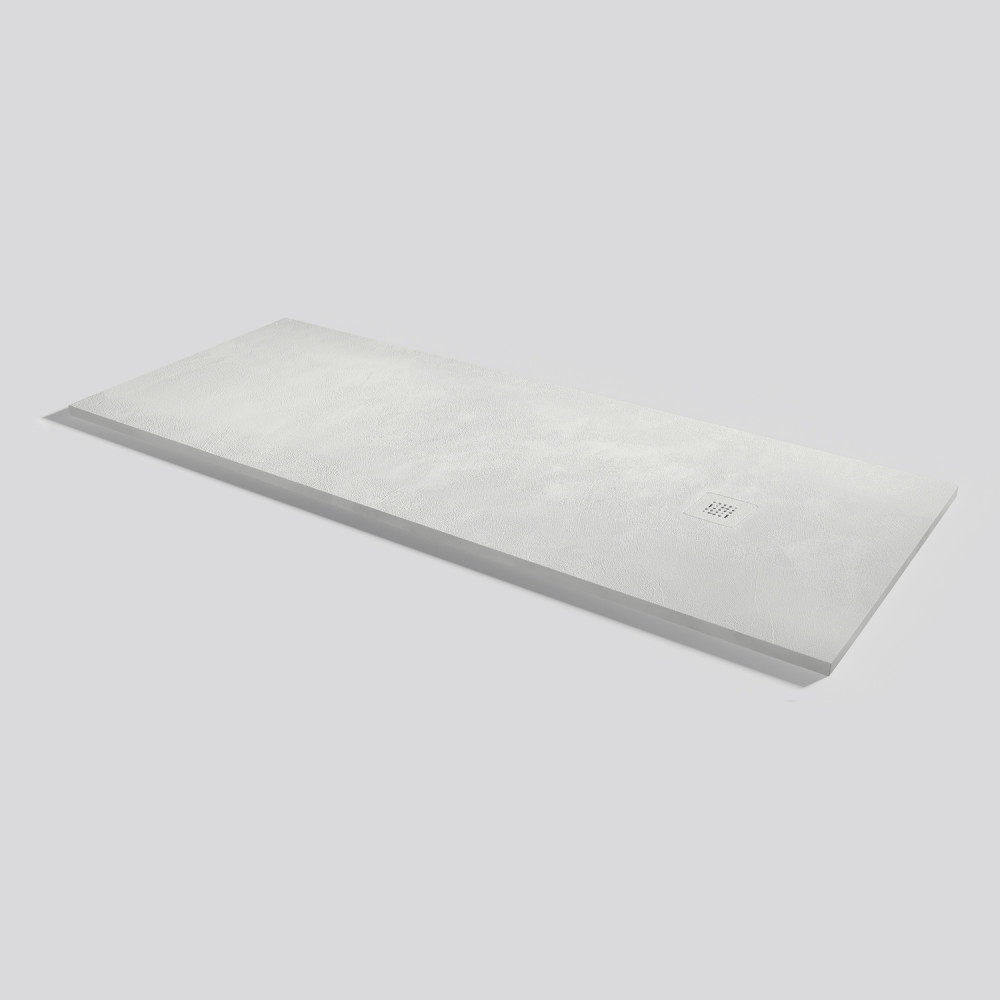 Plato de ducha Base Beton Nacar Rectangular 200x80