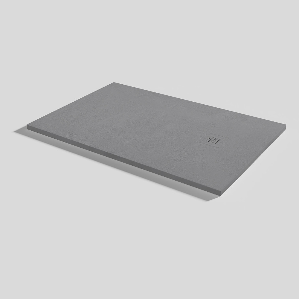 Shower tray Base Beton Platinum Rectangular 120x80