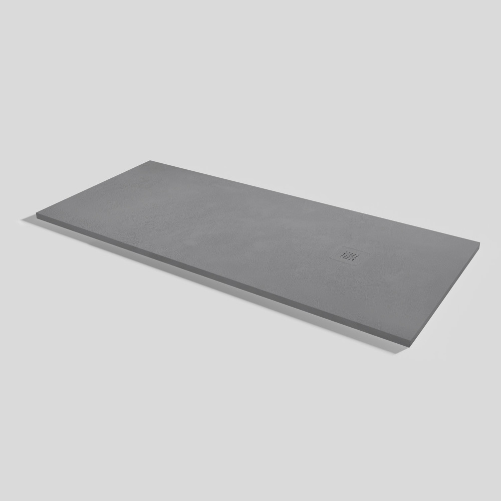 Shower tray Base Beton Platinum Rectangular 180x80