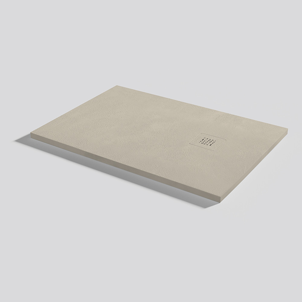 Plato de ducha Base Beton Sand Rectangular 100x70