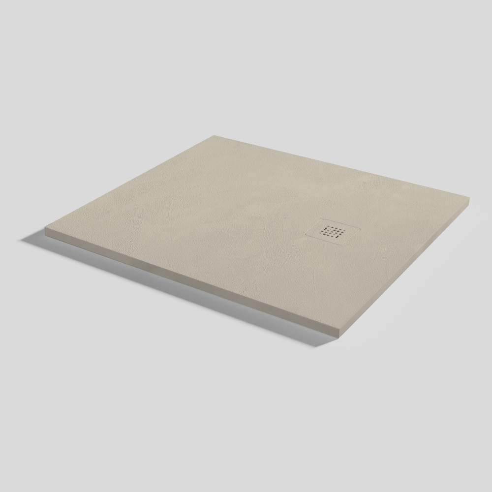 Shower tray Base Beton Sand Rectangular 100x90