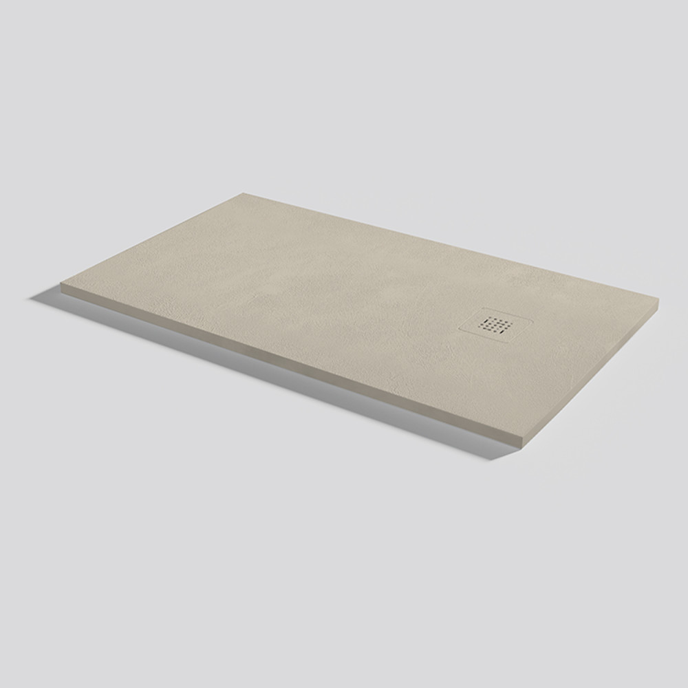 Plato de ducha Base Beton Sand Rectangular 120x70