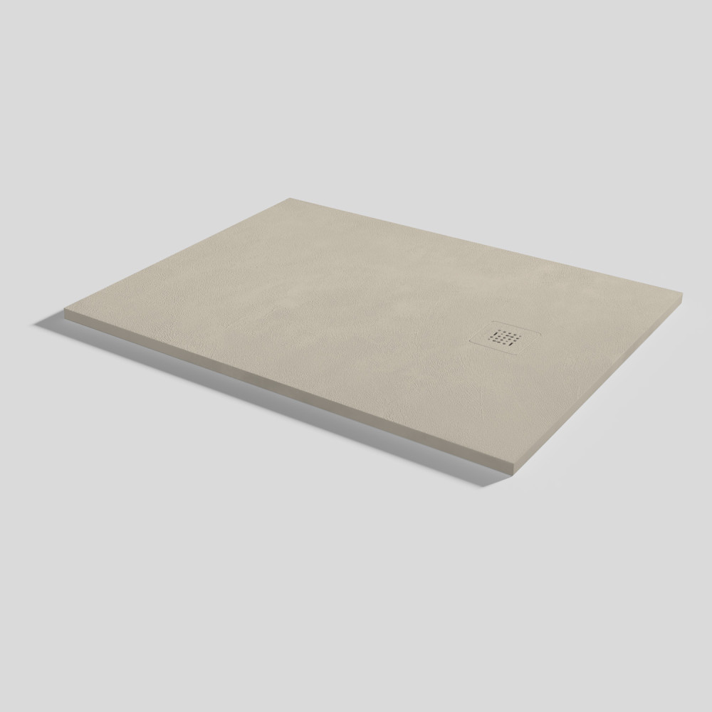 Plato de ducha Base Beton Sand Rectangular 120x90