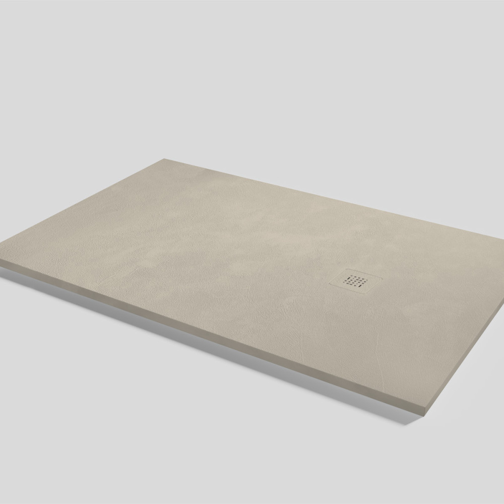 Plato de ducha Base Beton Sand Rectangular 160x100