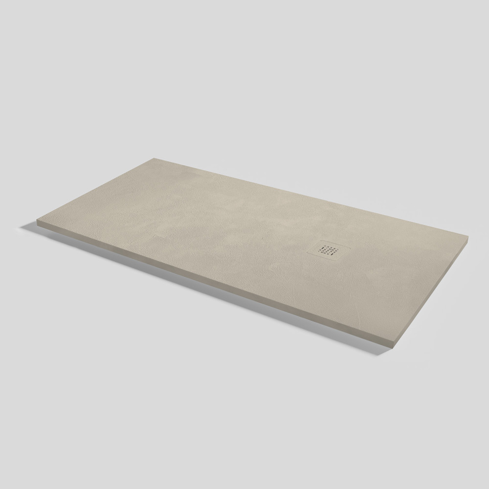 Plato de ducha Base Beton Sand Rectangular 160x80