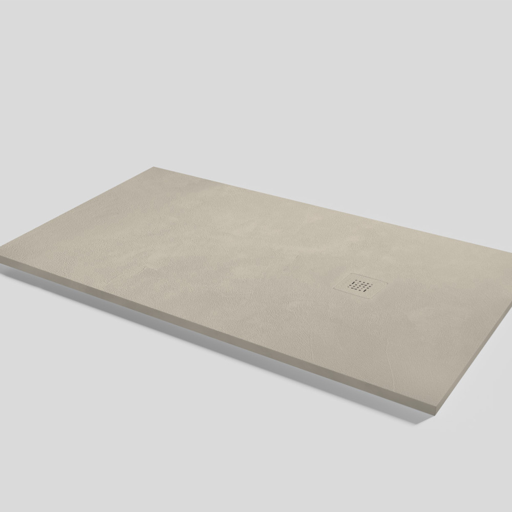 Plato de ducha Base Beton Sand Rectangular 160x90