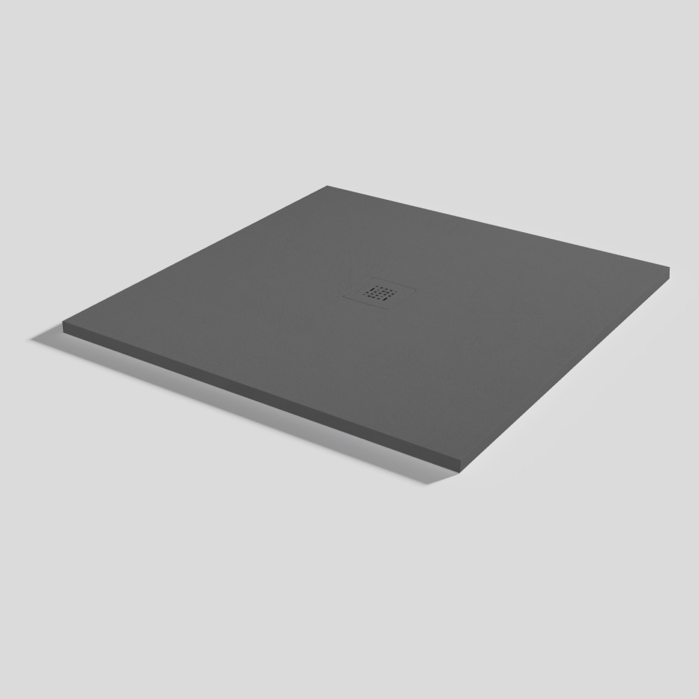 Shower tray Base Nude Acier Square 100x100
