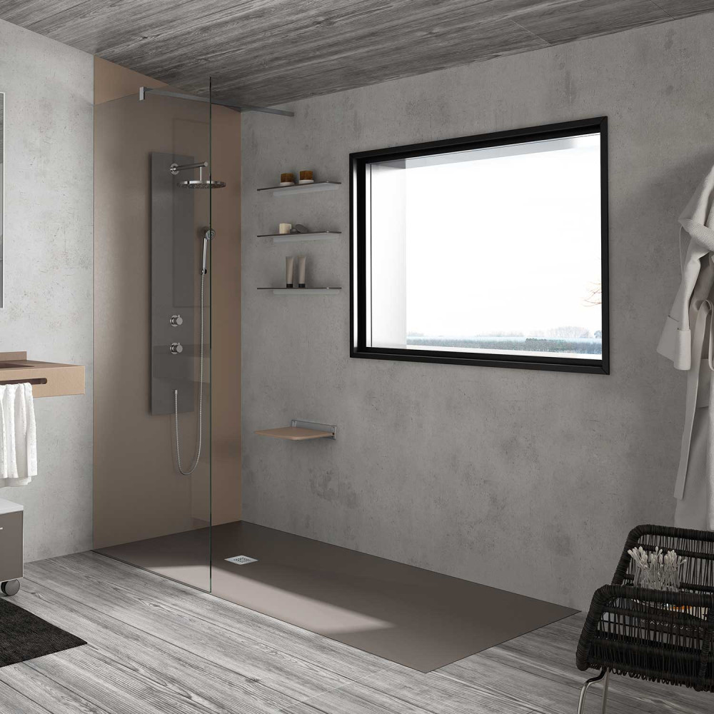 Shower tray Base Nude Ink Rectangular 200x100