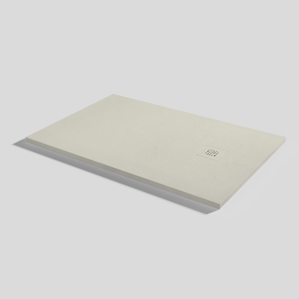 Shower tray Base Nude Beige Rectangular 120x80